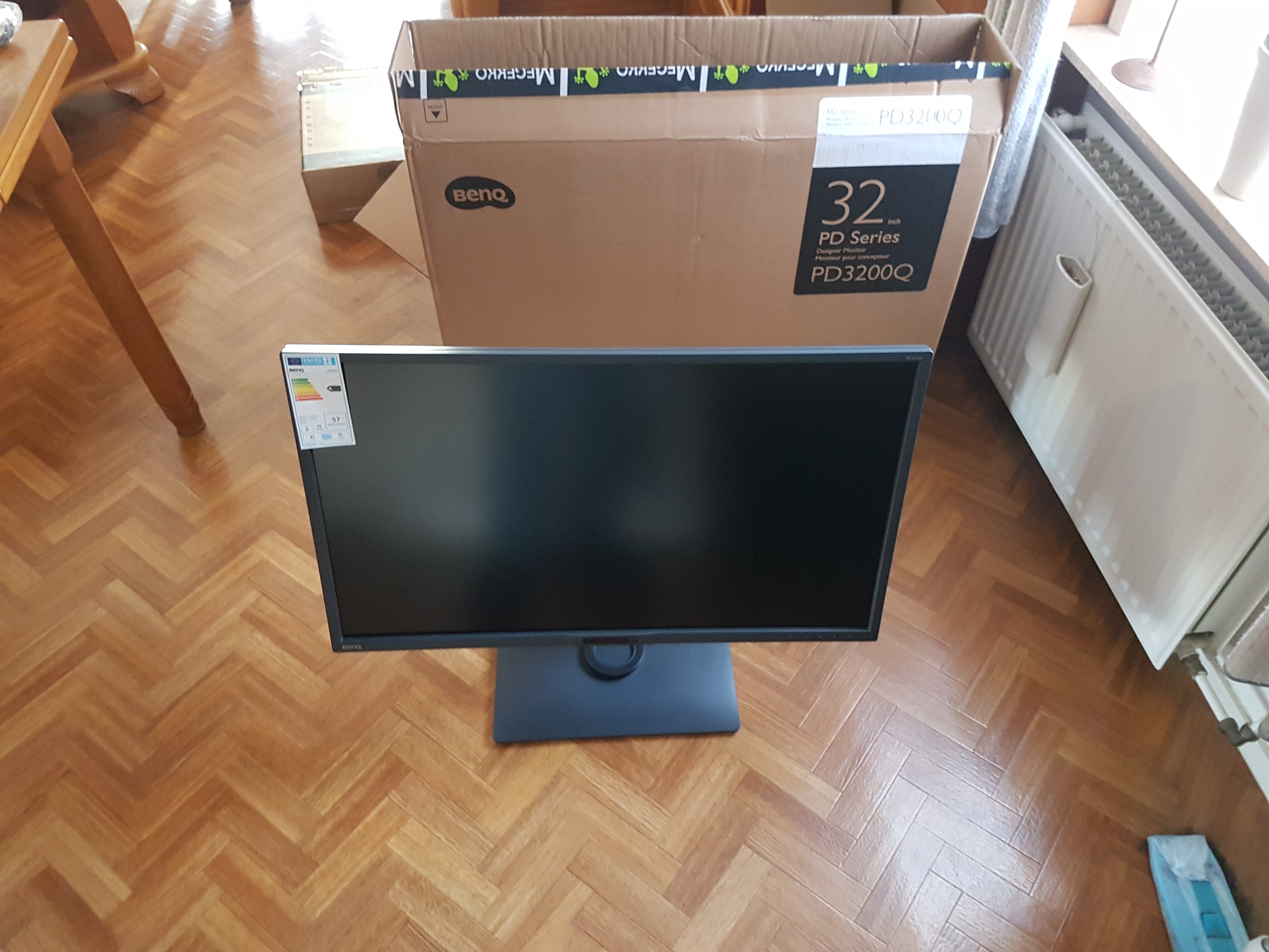 Na het in elkaar zetten benq