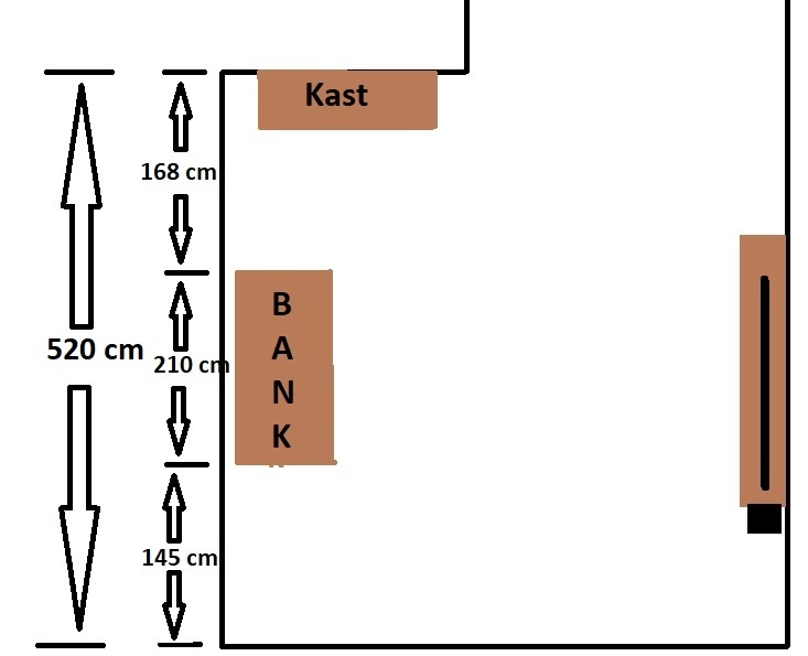Kamer indeling Kamer indeling