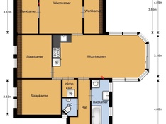 Plattegrond voor WiFi