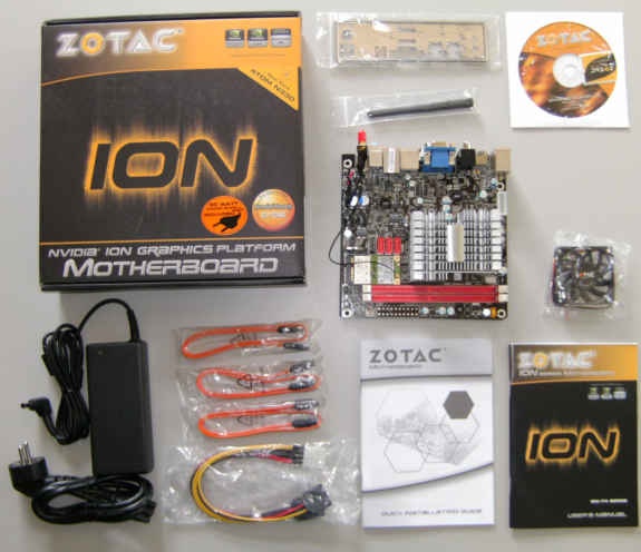 Zotac ION ITX A-E - Inhoud verpakking
