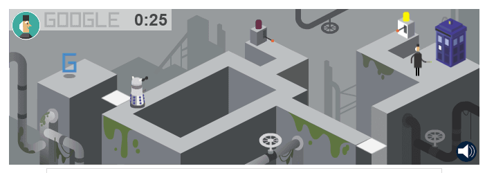 Doctor Who 50 jaar Google Doodle 2 Doctor Who 50 jaar Google Doodle 2