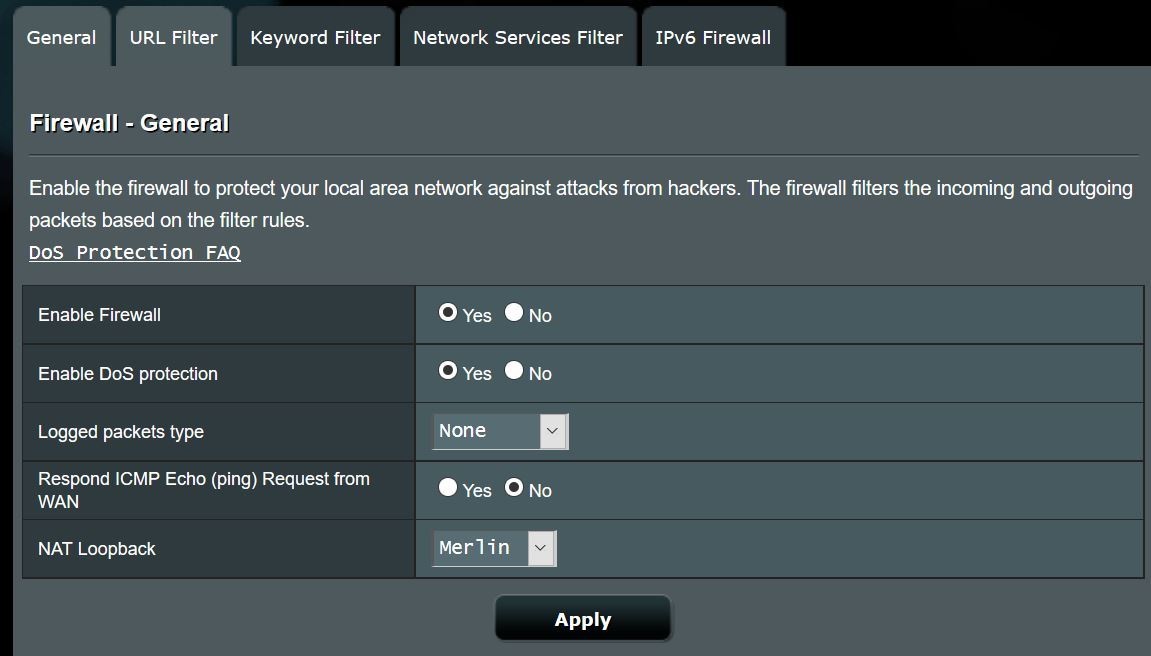Firewall general Firewall general