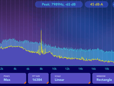 Spectrum 8 kHz toon