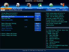 Classic mode – MIT Advanced Frequency – Advanced Memory