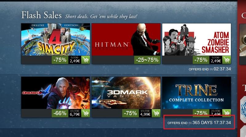 Steam sales Steam sales