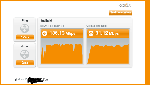 Ziggo speedtest