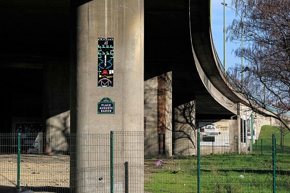 Flashinvader-voorbeeld