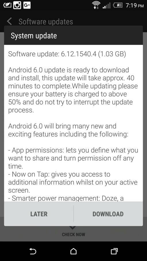 Android 6 M8