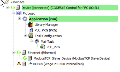 Codesys device tree