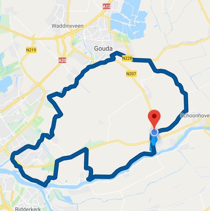 Route Lekdijk ijsseldijk kattendijk Route Lekdijk ijsseldijk kattendijk