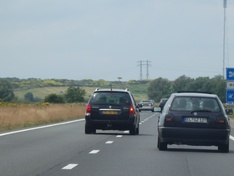 Vanuit de auto