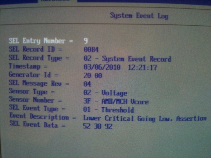 ML150 BIOS error ML150 BIOS error
