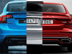 Volvo S60 naast elkaar