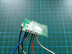 Teensy bedraad