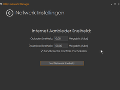 Qualcomm – Killer Network Manager – Netwerk Instellingen