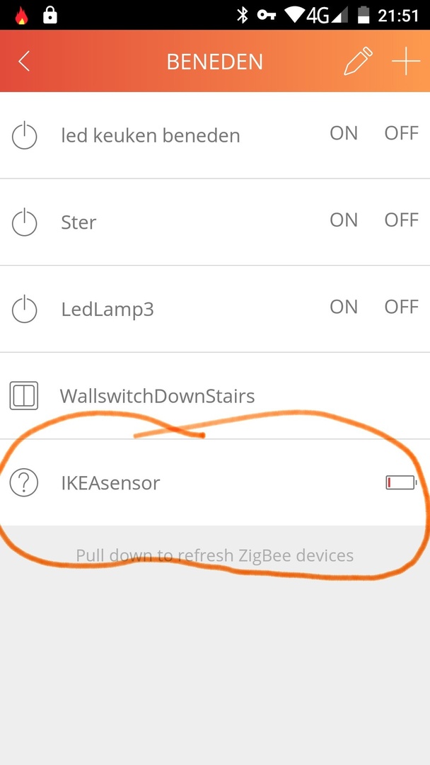 Kaku ikea sensor tradfri