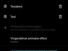 OnePlus 6T-vingerafdrukscanner