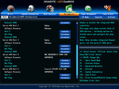 Classic mode – Peripherals – SATA 2
