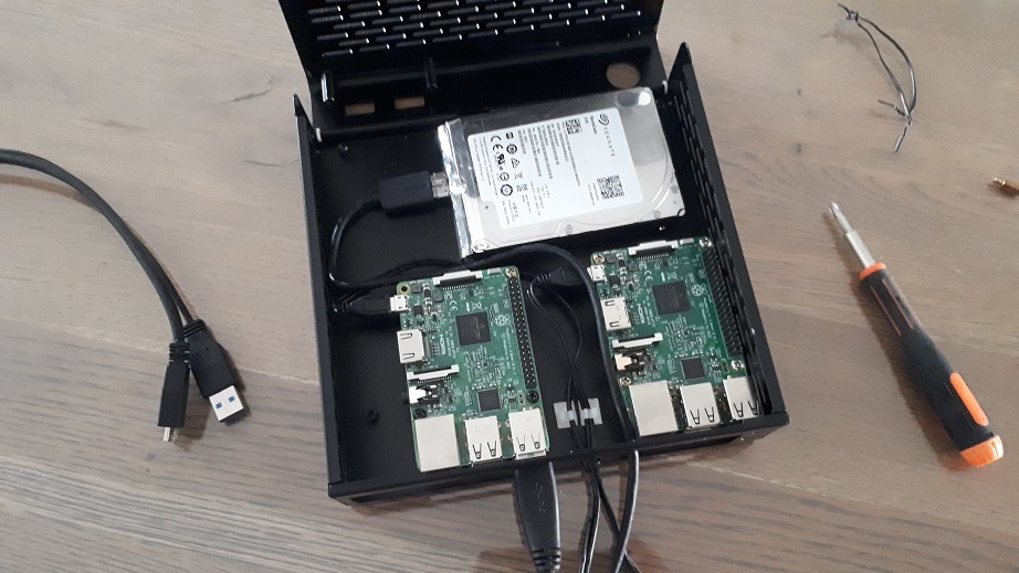 2x Pi en HDD