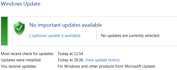 up to date
