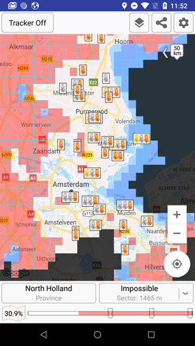 Noord Holland op 'onmogelijk' door een zeer actieve fietser Noord Holland op 'onmogelijk' door een zeer actieve fietser