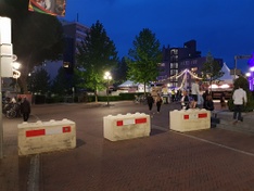 Foto vroege nacht