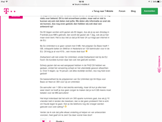 T-Mobile forum reactie Zwitserland