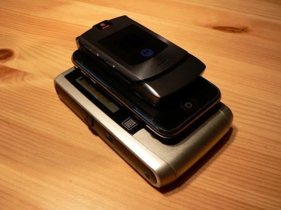 Stapel Van V3i, Iphone en Xclef