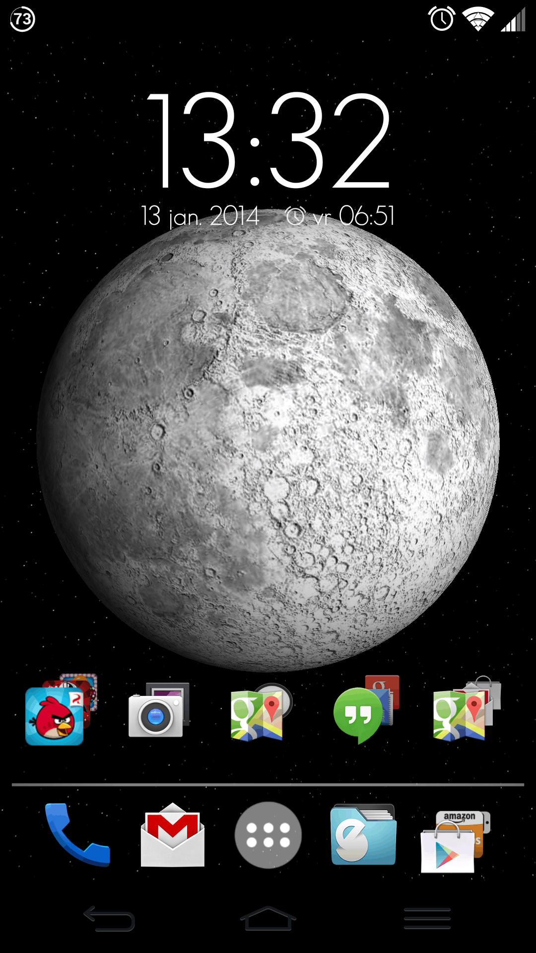 Home screen