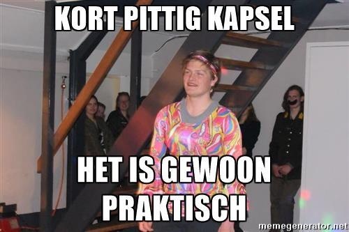 kort pittig kapsel