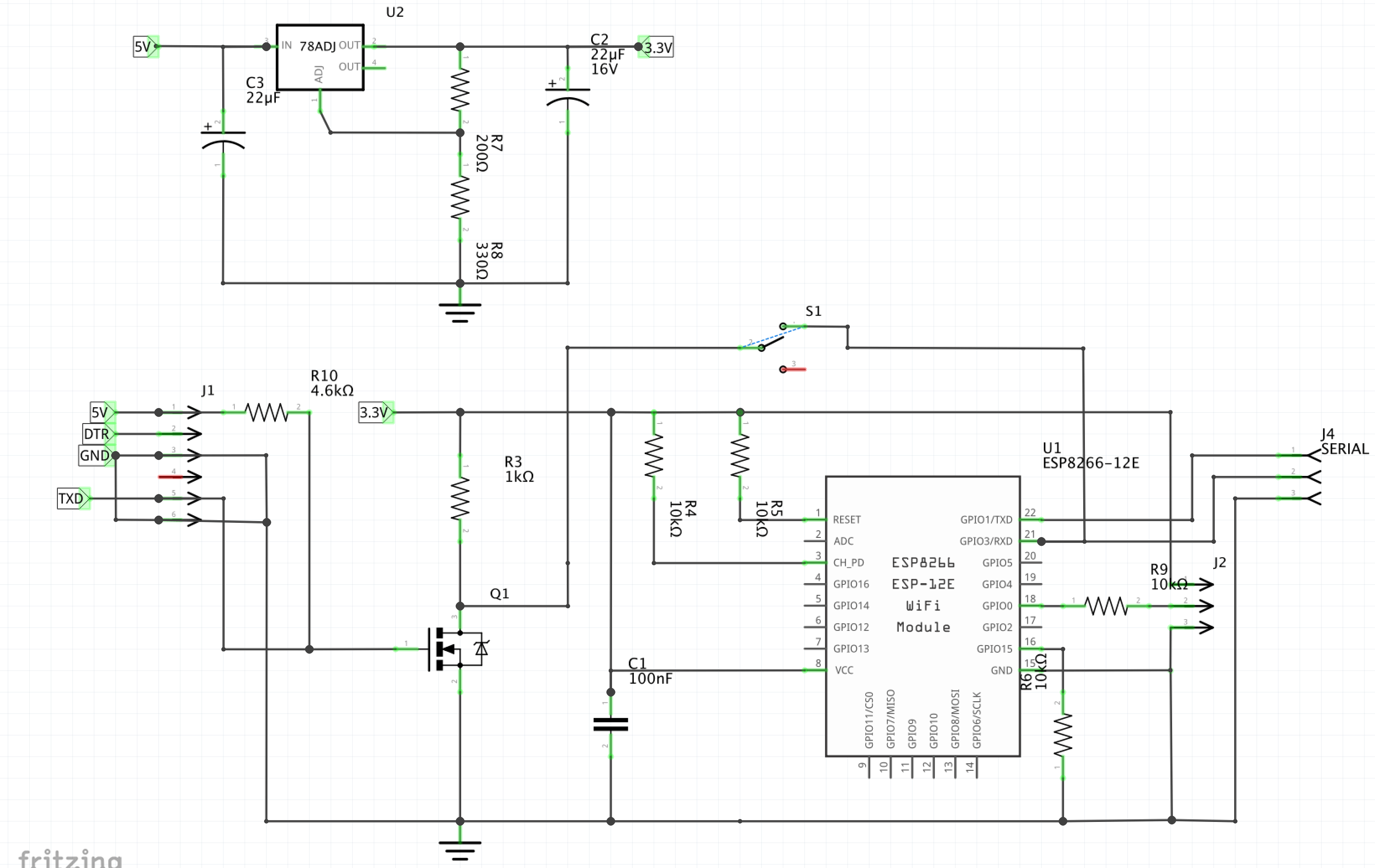 esp8266 p1 circuit