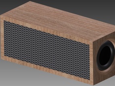 Microspeaker met grill
