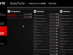Gigabyte – EasyTune – Advanced DDR OC