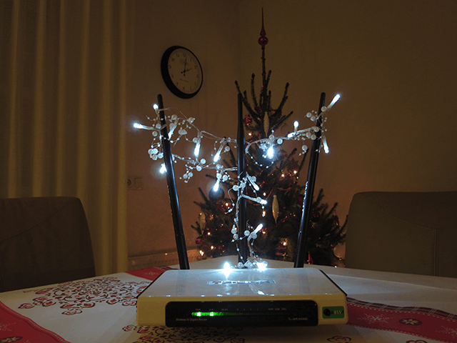 TP-Link TL-WR1043ND Kerstboom!