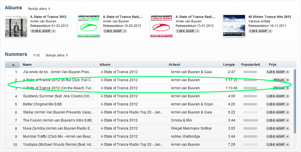 iTunes Match - State of Trance iTunes Match - State of Trance