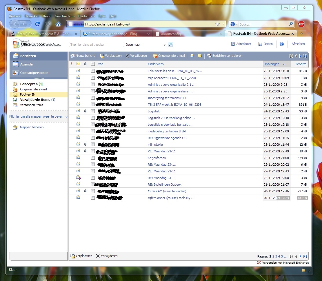 Outlook web access 2007