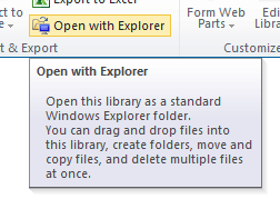 Explorer View SP2010