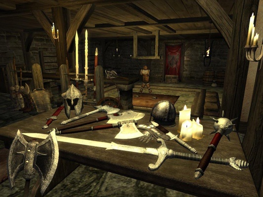 Oblivion weapon room