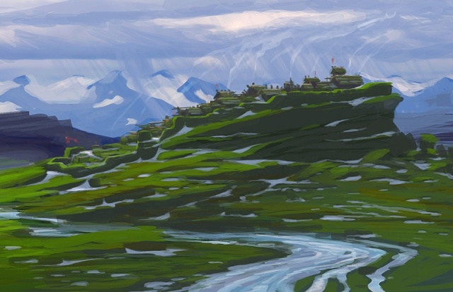Whiterun City Tundra