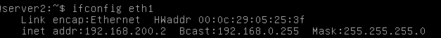 IP-Server2-eth1 IP-Server2-eth1