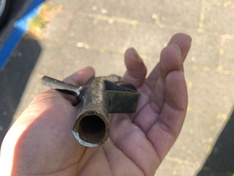Boksteun afgebroken