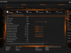 Smart Tweak HD-mode – Frequency – Advanced CPU Core 1 Smart Tweak HD-mode – Frequency – Advanced CPU Core 1
