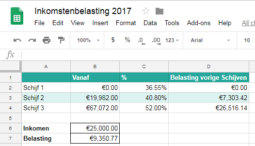Inkomstenbelasting 3
