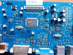Blauwe printplaat u2311h