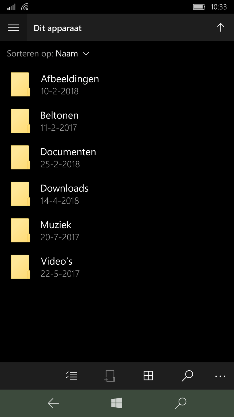 Verkenner Lumia 950xl