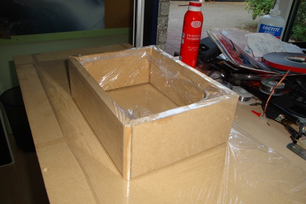 MDF mal met vershoudfolie