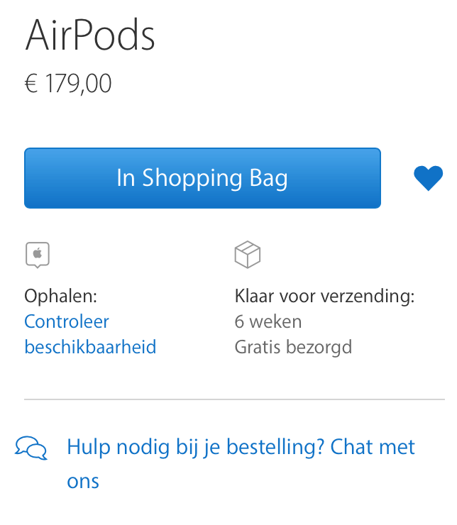 AirPods bestellen