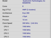 Nokia 8 issue reproductie: CPU snelheden direct na overschakelen van Youtube naar CPU-Z