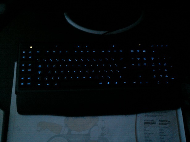 Logitech G110 verlichting blauw