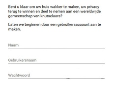 Nieuwe login HA Nieuwe login HA